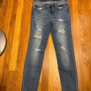 Judy Blue ripped jeans medium wash
